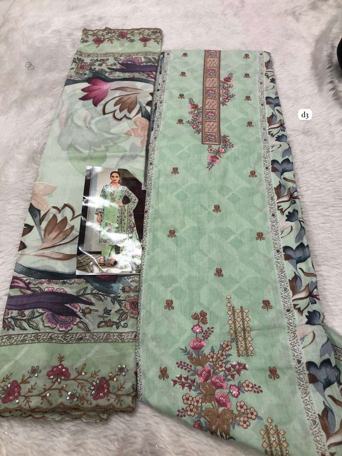 Falah Premium Cotton Collection code -30524 Falah Designer Suits